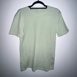 Zara men’s small t shirt light green
